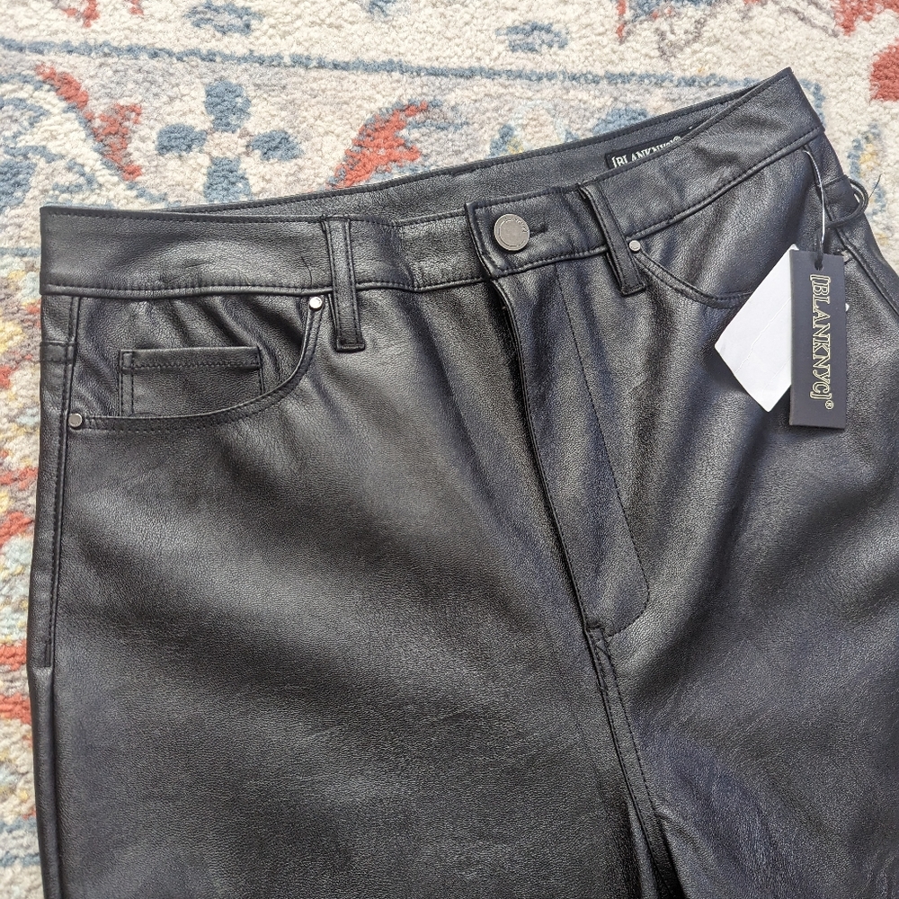NWT Blank NYC vegan leather pants - Picture 4 of 7